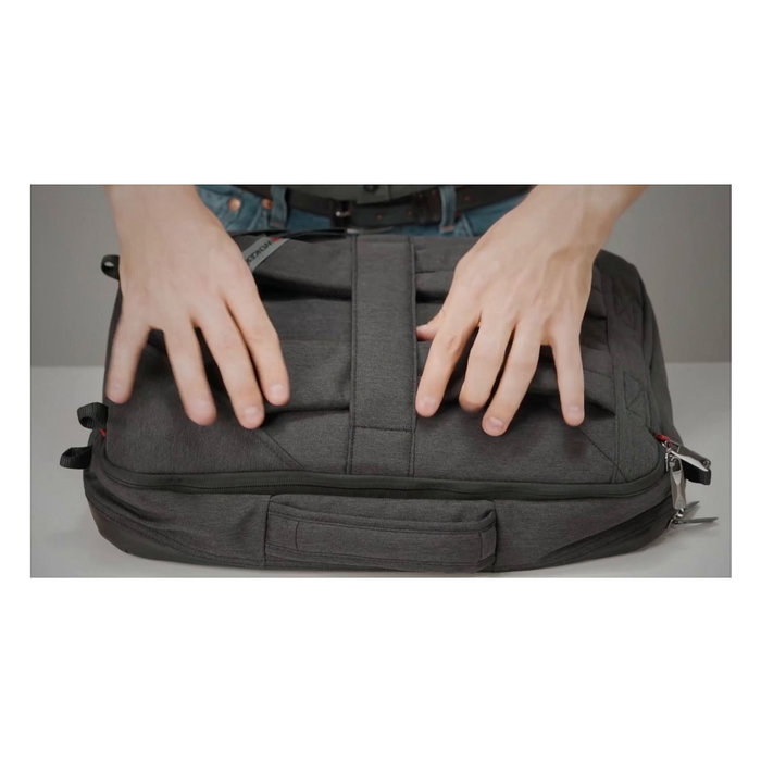 Wenger MX Commute Mochila Portátil 40.6 cm 16 Pulgadas, Poliéster Gris, 20 L, Compartimento para Tablet