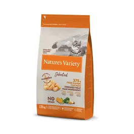 Nature's Variety Cat No Grain Steril Pollo 1,25 kg Alimento para Gatos Esterilizados Sin Grano