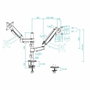 Tooq Soporte de Mesa para 2 Monitores DB1533TNR-B Negro