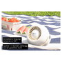 Unold 86679 Breezy Bowl Ventilador de Mano Recargable 6W 3 Velocidades Negro y Azul 9cm