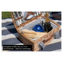 Unold 86679 Breezy Bowl Ventilador de Mano Recargable 6W 3 Velocidades Negro y Azul 9cm