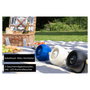 Unold 86679 Breezy Bowl Ventilador de Mano Recargable 6W 3 Velocidades Negro y Azul 9cm