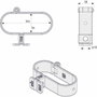 Abus Portacandados 131/140 GateSec de Acero Cementado