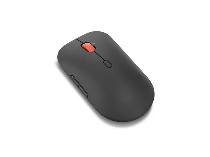 Lenovo Pro Plus 6050 - Ratón Óptico Inalámbrico RF + Bluetooth, Ambidiestro, 2400 DPI, 10 Botones, para Oficina, Negro