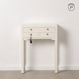 Consola Blanco Madera 63 X 26 X 85 cm