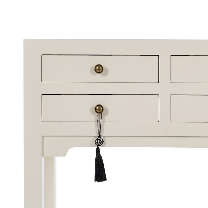 Consola Blanco Madera 63 X 26 X 85 cm