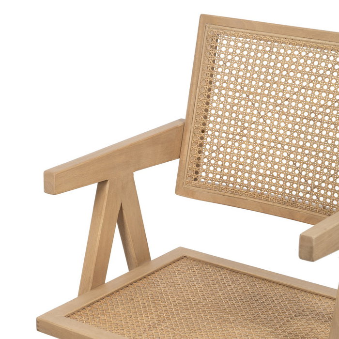 Silla Natural Madera Contract 52,50 X 54 X 86 cm (Set de 2)