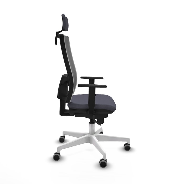 PIQUERAS Y CRESPO Silla de oficina Horna con mecanismo Sincro Gris PIQUERAS Y CRESPO Silla de oficina Horna con mecanismo Sincro Gris