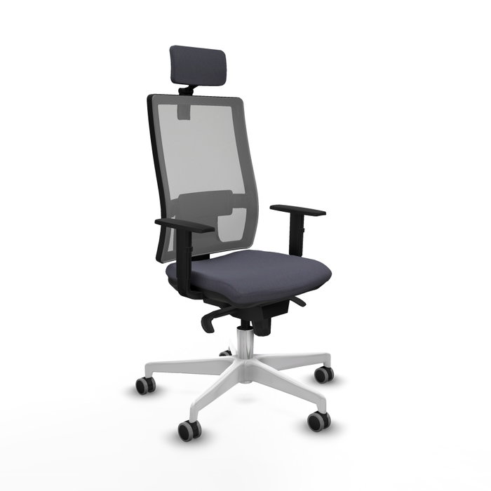 PIQUERAS Y CRESPO Silla de oficina Horna con mecanismo Sincro Gris PIQUERAS Y CRESPO Silla de oficina Horna con mecanismo Sincro Gris
