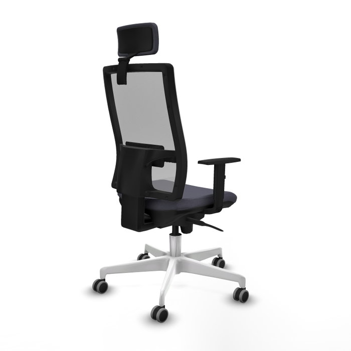 PIQUERAS Y CRESPO Silla de oficina Horna con mecanismo Sincro Gris PIQUERAS Y CRESPO Silla de oficina Horna con mecanismo Sincro Gris