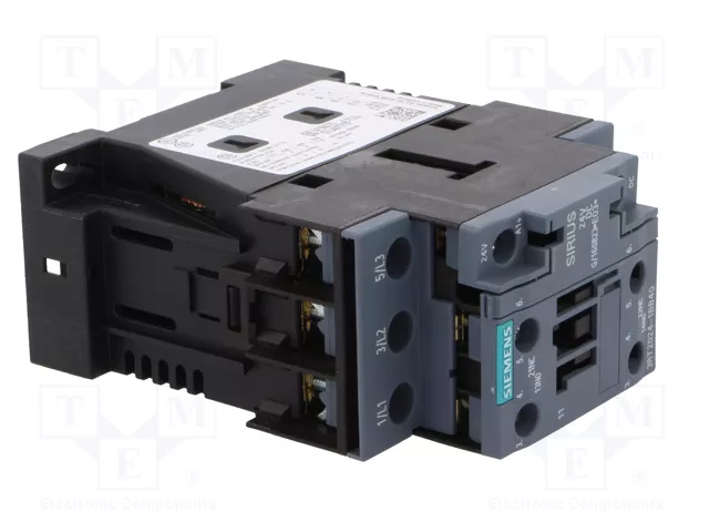 SIEMENS Contactor Sirius 3RT20 3-polar 24V DC 12A SIEMENS Contactor Sirius 3RT20 3-polar 24V DC 12A
