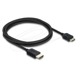 DeLOCK Cable HDMI High Speed de HDMI Estándar a Mini HDMI 8K 2 m