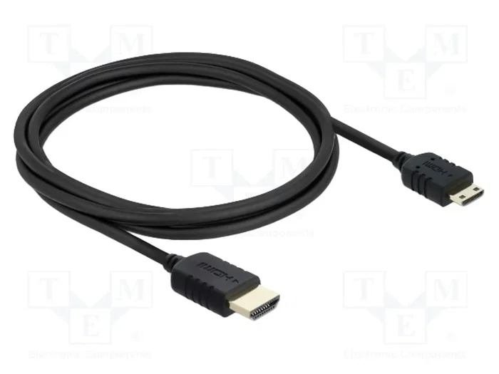 DeLOCK Cable HDMI High Speed de HDMI tipo A a Mini HDMI (2 m) DeLOCK Cable HDMI High Speed de HDMI tipo A a Mini HDMI (2 m)