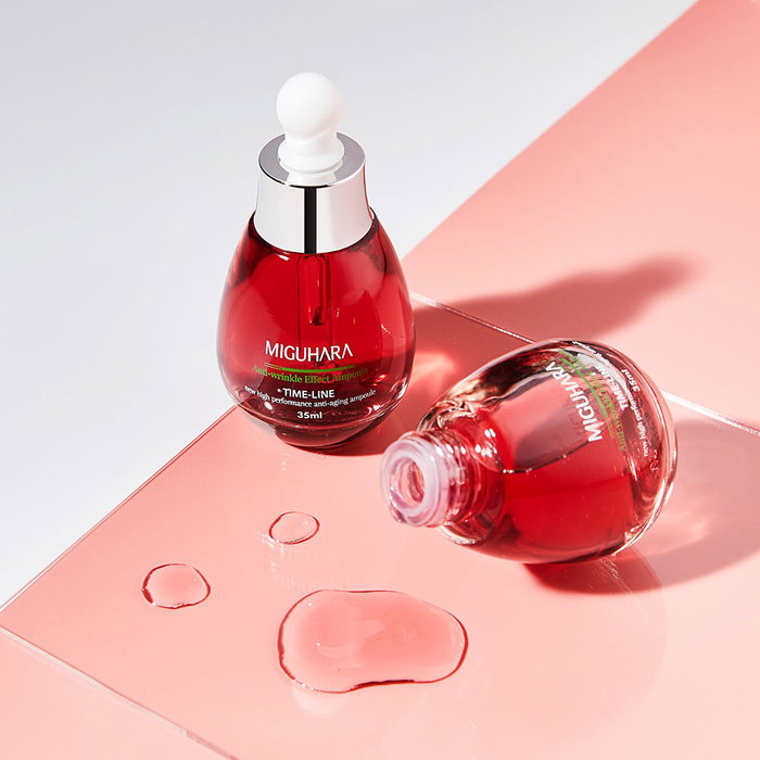 Miguhara Ampolla Antiarrugas Origin 35 ml - Suero con Adenosina y Péptidos para Firmeza y Luminosidad - Fórmula Ligera sin Aceites