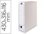 Liderpapel Caja de archivo definitivo para listados de ordenador, Blanco