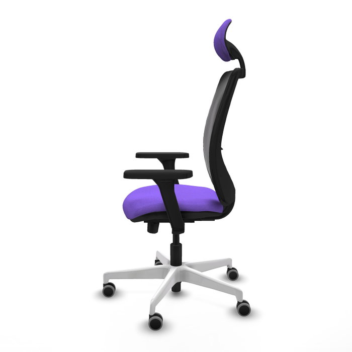 PIQUERAS Y CRESPO Silla de oficina Zulema con mecanismo Sincro/Traslack, Lila y Negro PIQUERAS Y CRESPO Silla de oficina Zulema con mecanismo Sincro/Traslack, Lila y Negro