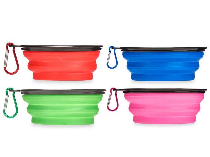 Mascow Comedero Bebedero Silicona Plegable 17.5 cm Surtidos para Perros y Gatos (Set de 24) Mascow Comedero Bebedero Silicona Plegable 17.5 cm Surtidos para Perros y Gatos (Set de 24)