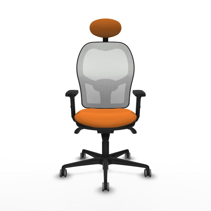 PIQUERAS Y CRESPO Silla de oficina Jorquera Naranja y Blanco PIQUERAS Y CRESPO Silla de oficina Jorquera Naranja y Blanco