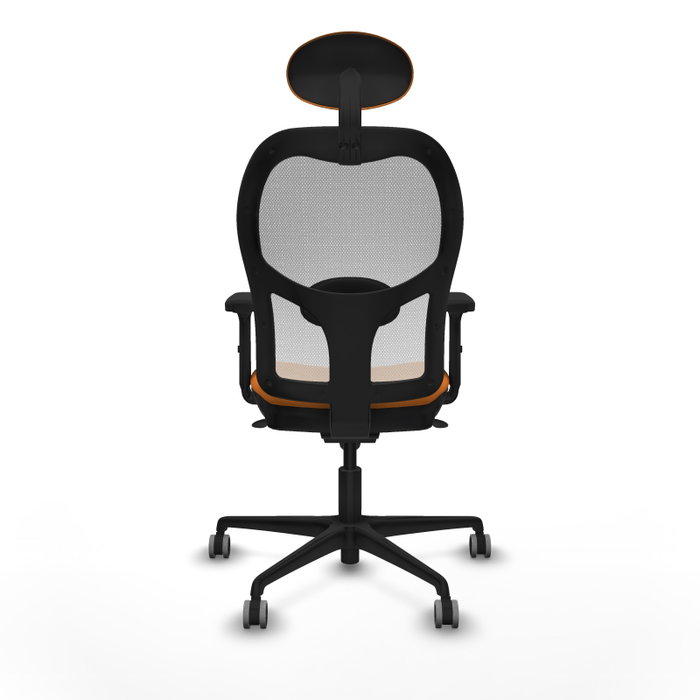 PIQUERAS Y CRESPO Silla de oficina Jorquera Naranja y Blanco PIQUERAS Y CRESPO Silla de oficina Jorquera Naranja y Blanco