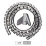 GSC Evolution Organizador de Cables 20mm - 1.8M Gris