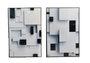DKD Home Decor Cuadro Abstracto de Aluminio y MDF (Pack de 2)