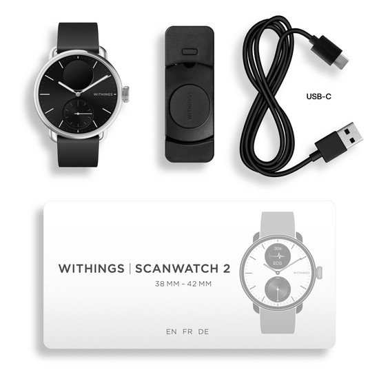 Withings ScanWatch 2 38 mm Negro Withings ScanWatch 2 38 mm Negro