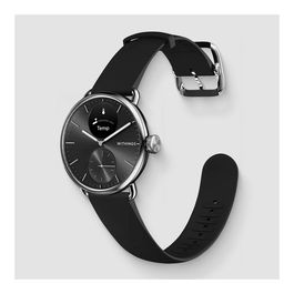 Withings ScanWatch 2 - Reloj Inteligente 38 mm en Acero Inoxidable Negro, Cristal de Zafiro, 30 Días de Batería, Monitor Cardiaco, SpO2, Sueño, Resistencia al Agua 5 ATM