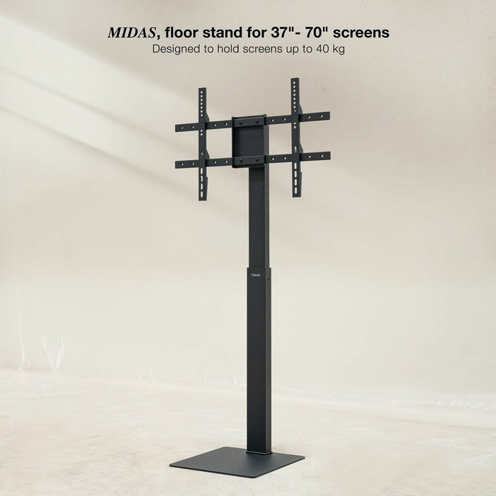 Tooq Soporte de Suelo Midas FS2286M-B para TV 37-70 pulgadas