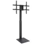 TooQ Soporte de Suelo Giratorio/Rotable FS2286M-B para TV 37-70" hasta 40kg, Negro, Rotación 90°