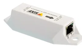 Axis T8129 Adaptador PoE Inyector y Extensor para Cámaras de Red IEEE 802.3af/at 5025-281 - 2 Puertos Ethernet, Amplía Distancia más de 100m