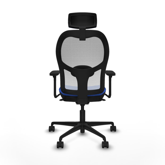 PIQUERAS Y CRESPO Silla de oficina Jorquera Azul y Blanco