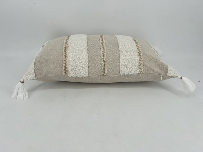 DKD Home Decor Cojín de Algodón Crudo 30x50 cm