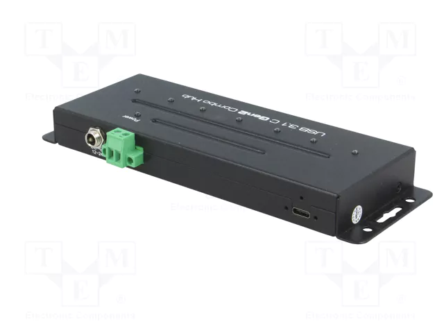 LOGILINK Hub USB Industrial USB 3.1 Gen 2 de 7 puertos LOGILINK Hub USB Industrial USB 3.1 Gen 2 de 7 puertos