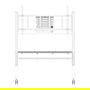 Neomounts FL50-575WH1 MOVE Go XL Rollwagen - Soporte/Carro TV Móvil con Ruedas para Pantallas de 65" a 115" (292 cm), Carga 125 kg, Color Blanco