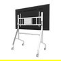 Neomounts FL50-575WH1 MOVE Go XL Rollwagen - Soporte/Carro TV Móvil con Ruedas para Pantallas de 65" a 115" (292 cm), Carga 125 kg, Color Blanco
