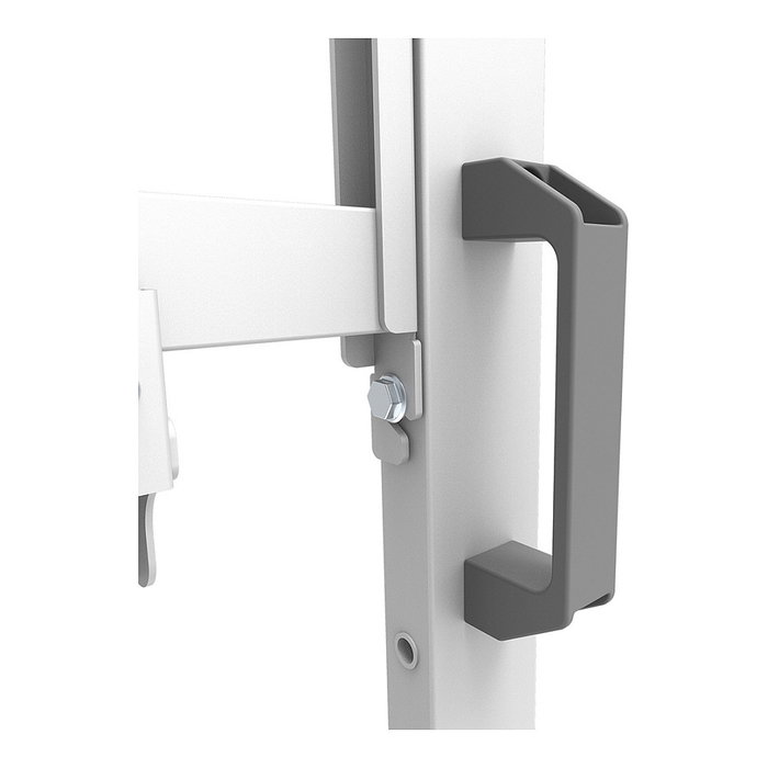 Neomounts FL50-575WH1 MOVE Go XL Rollwagen - Soporte/Carro TV Móvil con Ruedas para Pantallas de 65" a 115" (292 cm), Carga 125 kg, Color Blanco