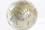 DKD Home Decor Bola de Decoración Resina Iridiscente 7x7x7 cm Surtido de 2