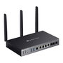 TP-Link Omada DR3220v-4G4G+ Router Doble Banda Gigabit Rackmount con Wi-Fi 6 y 4G LTE, 4 Puertos LAN, VPN, DSL y 3 Antenas