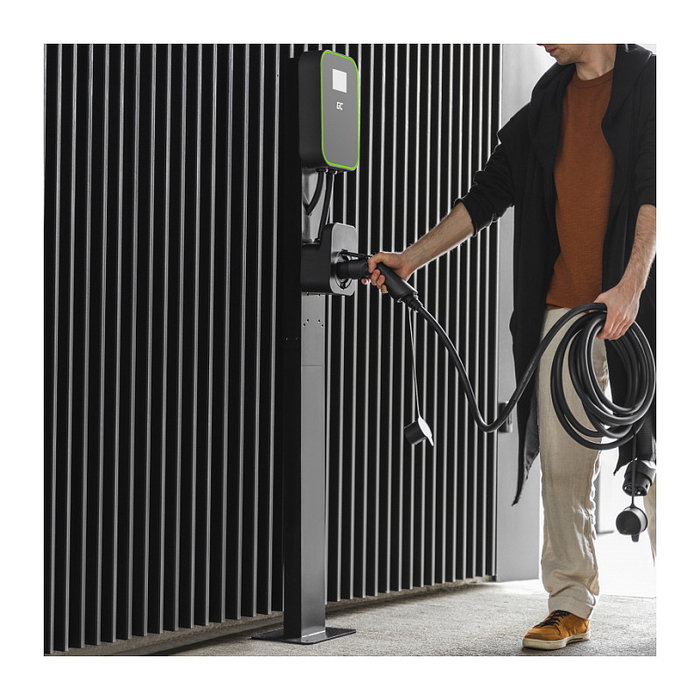Green Cell Poste de montaje EV Stand para estaciones de carga Wallbox