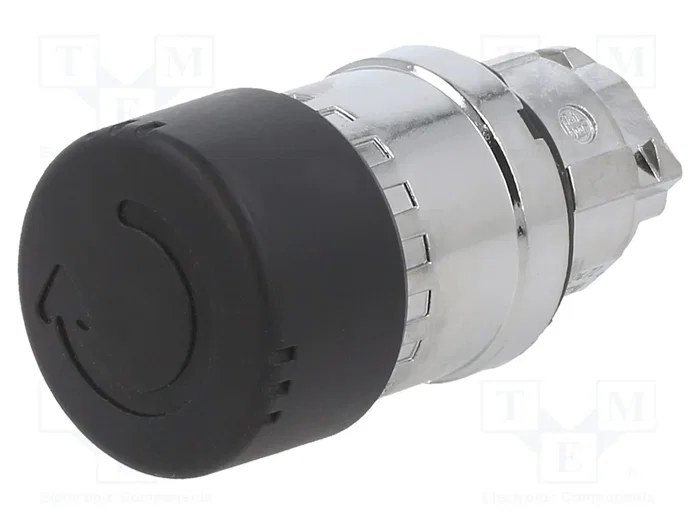 SCHNEIDER ELECTRIC Interruptor de presión Harmony XB4 22mm Negro SCHNEIDER ELECTRIC Interruptor de presión Harmony XB4 22mm Negro
