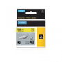 Dymo Rhino PRO Cinta Termorretractil 6 mm x 1,5 m Negro/amarillo