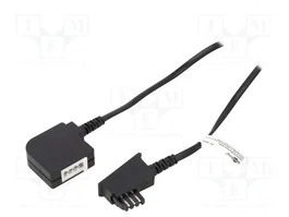 GOOBAY Cable telefónico TAE F 6m negro