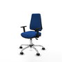PIQUERAS Y CRESPO Silla de oficina Elche Azul con mecanismo Asincro