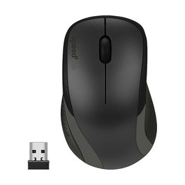 Speedlink KAPPA Ratón Inalámbrico Óptico para PC, 1600 DPI, Negro, Diseño Ergonómico para Mano Derecha, Incluye Nanorreceptor USB