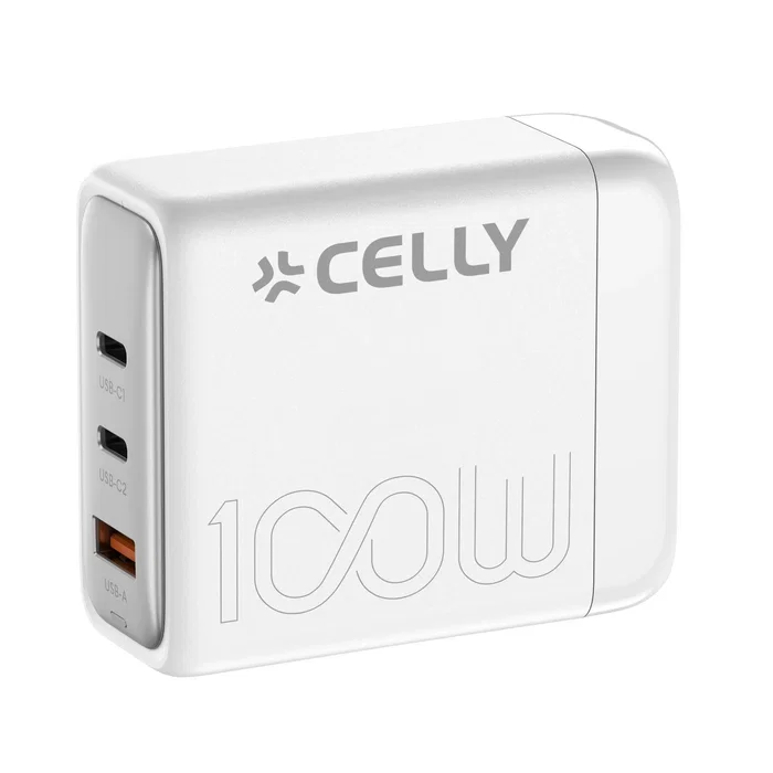 Celly PS3GAN100WWH Power Station 100W Blanco Celly PS3GAN100WWH Power Station 100W Blanco