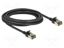 DeLOCK Cable de red RJ45 Cat.8.1 Slim Pro 3 m Negro