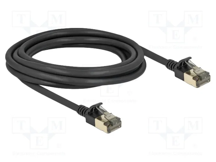 DeLOCK Cable de red RJ45 Cat.8.1 Slim Pro 3 m Negro