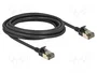 DeLOCK Cable de red RJ45 Cat.8.1 Slim Pro 3 m Negro