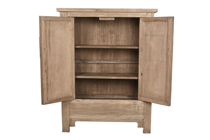 DKD Home Decor Armario Natural Olmo Macizo 102 x 40 x 132 cm DKD Home Decor Armario Natural Olmo Macizo 102 x 40 x 132 cm
