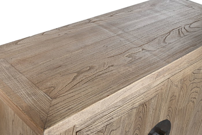 DKD Home Decor Armario Natural Olmo Macizo 102 x 40 x 132 cm DKD Home Decor Armario Natural Olmo Macizo 102 x 40 x 132 cm